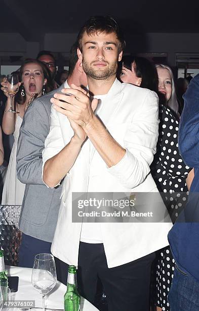 Douglas Booth attends the Audi Polo Challenge 2015 at Cambridge County Polo Club on July 3, 2015 in Cambridge, England.