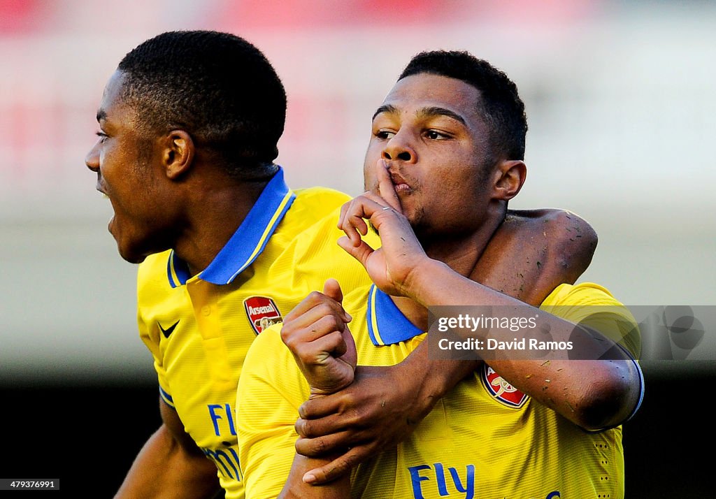 Barcelona v Arsenal - UEFA Youth League Quarter Final