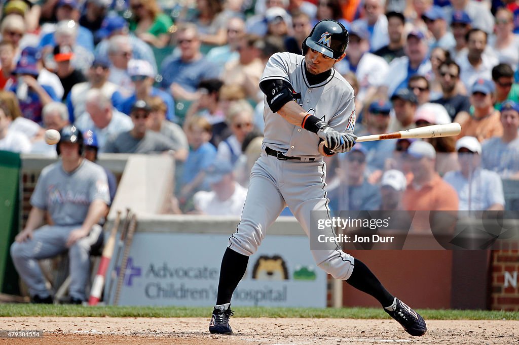 Miami Marlins v Chicago Cubs