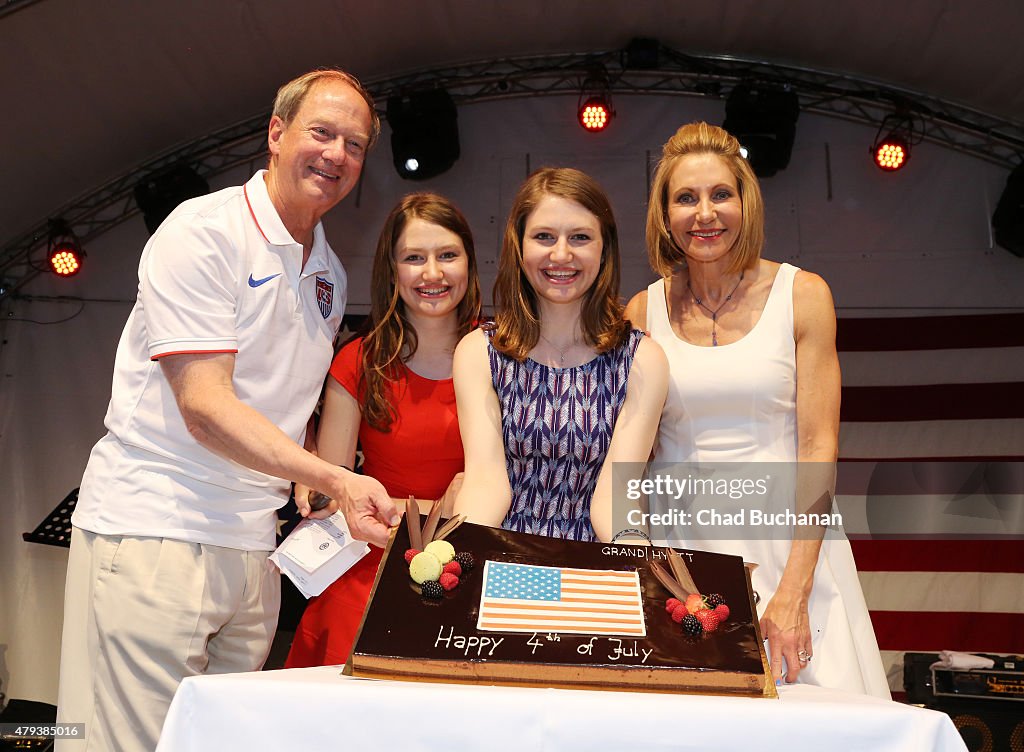 US Embassy In Berlin Hosts 4th Of July Party At Tempelhof Airport