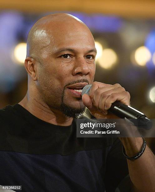 Rapper Common attends the 2015 Essence Music Festival on July 3, 2015 at Ernest N. Morial Convention Center in New Orleans, Louisiana.