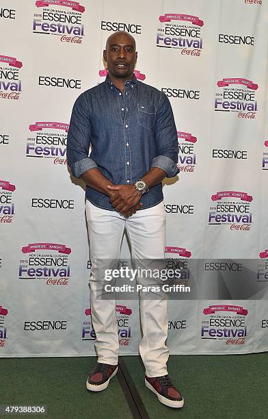 Actor Morris Chestnut attends the 2015 Essence Music Festival on July 3, 2015 at Ernest N. Morial Convention Center in New Orleans, Louisiana.