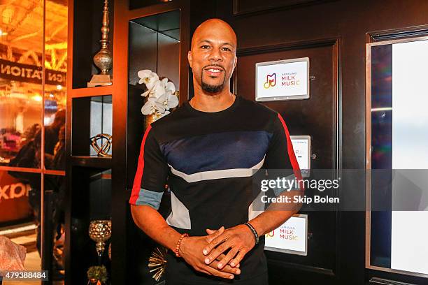 Common stops by Samsung during 2015 ESSENCE Festival on July 3, 2015 in New Orleans, Louisiana.