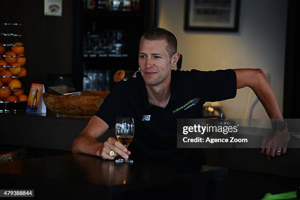 Ryder Hesjedal of Team Cannondale-Garmin during previews of the Tour de France on Friday 03 July 2015, Utrecht, The Netherlands.