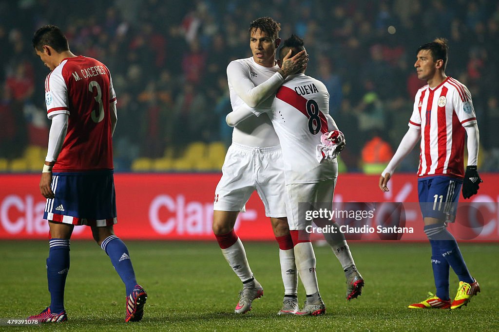 Peru v Paraguay 3rd Place Playoff - 2015 Copa America Chile
