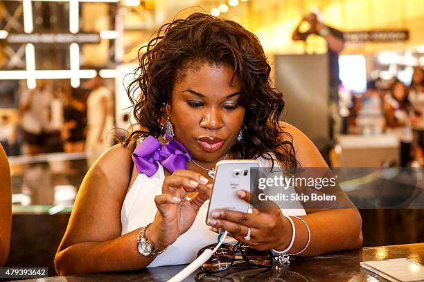 Festivalgoers attend Samsung at the 2015 ESSENCE Festival on July 3, 2015 in New Orleans, Louisiana.