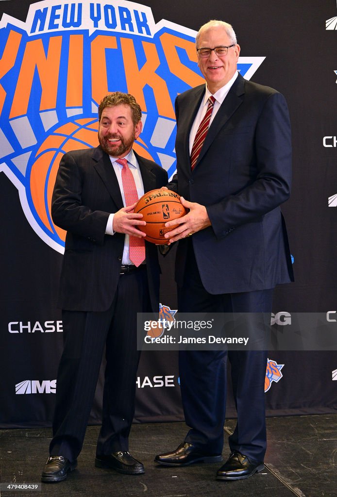 New York Knicks Announce Phil Jackson As Team President