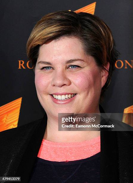 Katy Brand attends the RTS programme awards at Grosvenor House, on March 18, 2014 in London, England.
