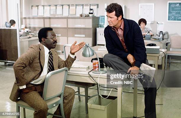 This Case is Closed" Episode 106 -- Pictured: James McEachin as FBI Agent David Shore, James Garner as Jim Rockford --