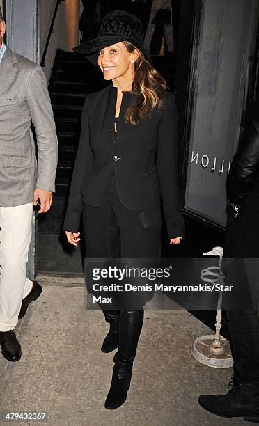 Actress Gina Gershon is seen on March 11, 2014 in New York City.
