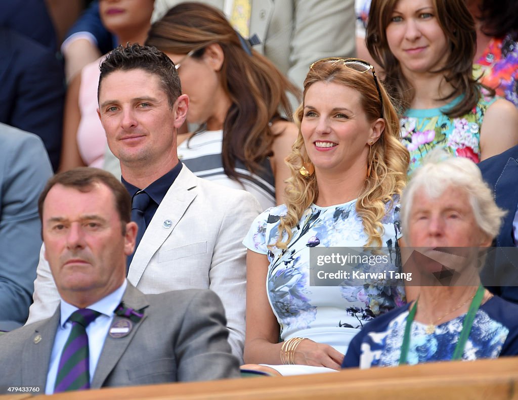 Celebrities At Wimbledon 2015