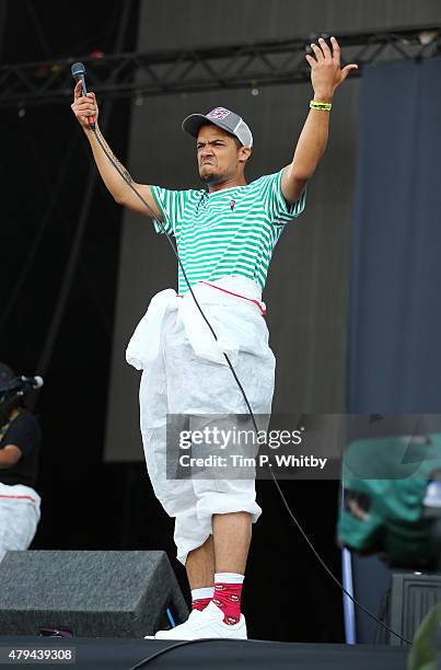 Raleigh Ritchie performs on day 2 of the New Look Wireless Festival at Finsbury Park on July 4, 2015 in London, England.