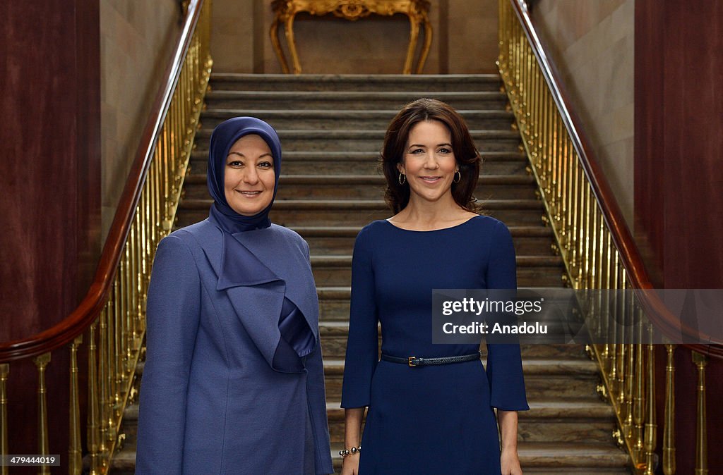 First Lady of Turkey meets Crownprincess Mary of Denmark