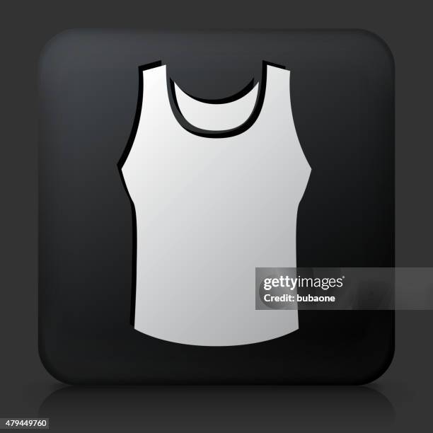 black square button with sleeveless shirt - reflective vest stock illustrations