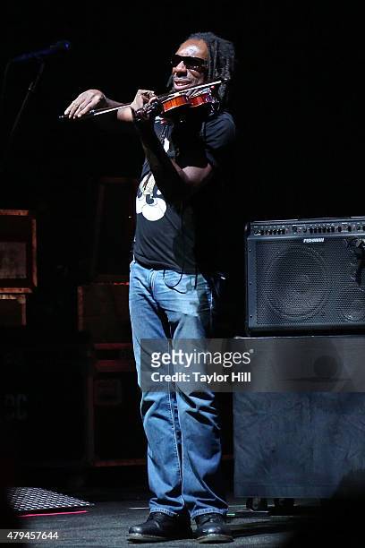 Boyd Tinsley of Dave Matthews Band performs at Saratoga Performing Arts Center on July 3, 2015 in Saratoga Springs, New York.
