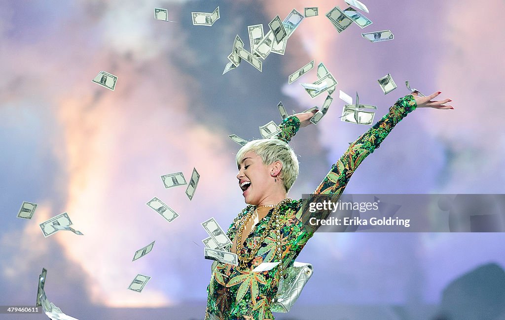 Miley Cyrus And Icona Pop In Concert - New Orleans, LA