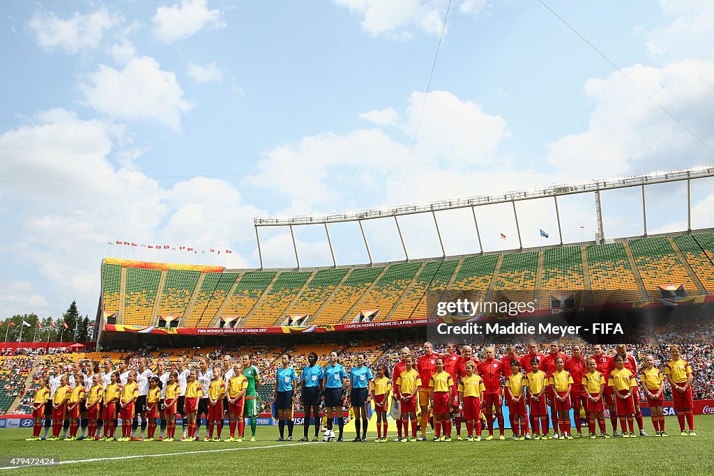 Germany v England: Third Place Play-off - FIFA Women's World Cup 2015