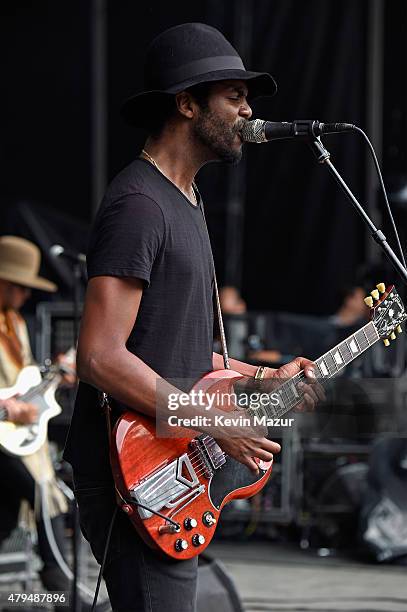 Gary Clark Jr. Performs onstage during the Foo Fighters 20th Anniversary Blowout at RFK Stadium on July 4, 2015 in Washington, DC.