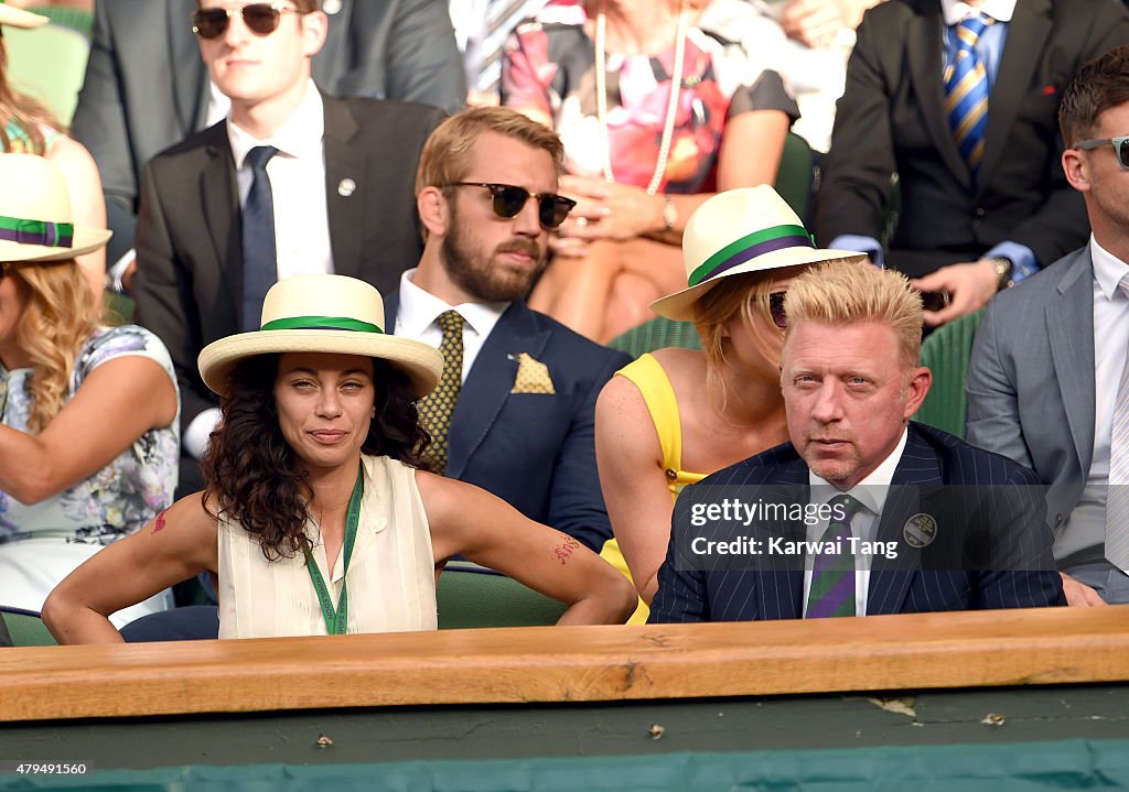 Celebrities At Wimbledon 2015