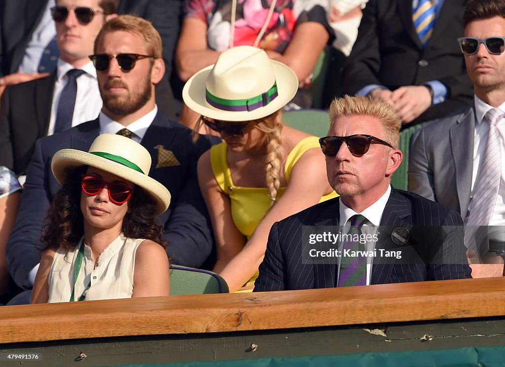 Celebrities At Wimbledon 2015