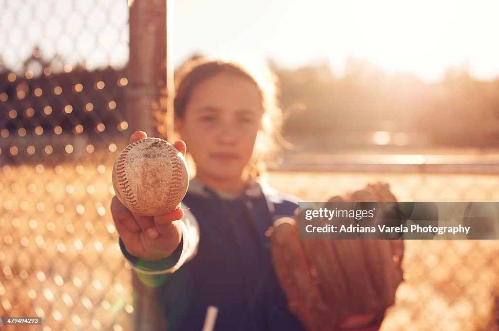 Baseball girl