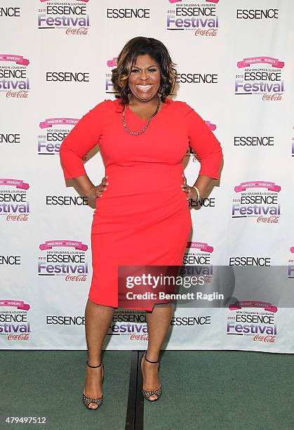 Recording artist Kim Burell atttends the 2015 Essence Music Festival - Seminars - Day 3 on July 4, 2015 in New Orleans, Louisiana.