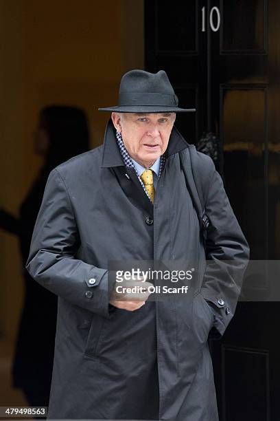 Business Secretary Vince Cable leaves Downing Street on March 19, 2014 in London, England. The Chancellor of the Exchequer will deliver his Budget...