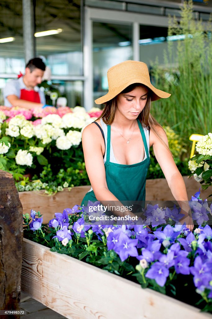 Florists in a Flower Shop