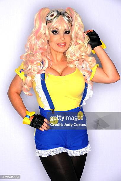 Actress/model/cosplayer Diana Terranova poses for portraits at 41st Annual Saturn Awards held at The Castaway on June 25, 2015 in Burbank, California.