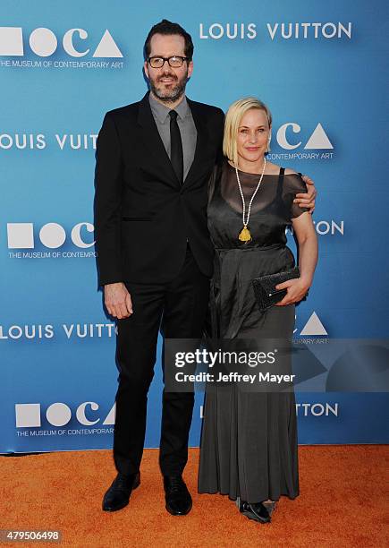 Actress Patricia Arquette and Eric White arrive at the 2015 MOCA Gala presented by Louis Vuitton at The Geffen Contemporary at MOCA on May 30, 2015...