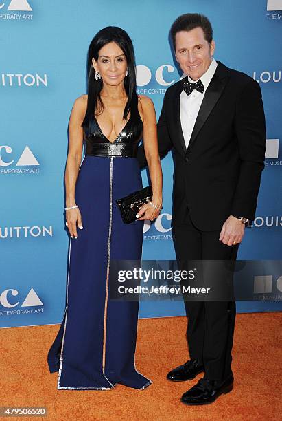 Board Member NJ Goldston; Mark Goldston arrives at the 2015 MOCA Gala presented by Louis Vuitton at The Geffen Contemporary at MOCA on May 30, 2015...