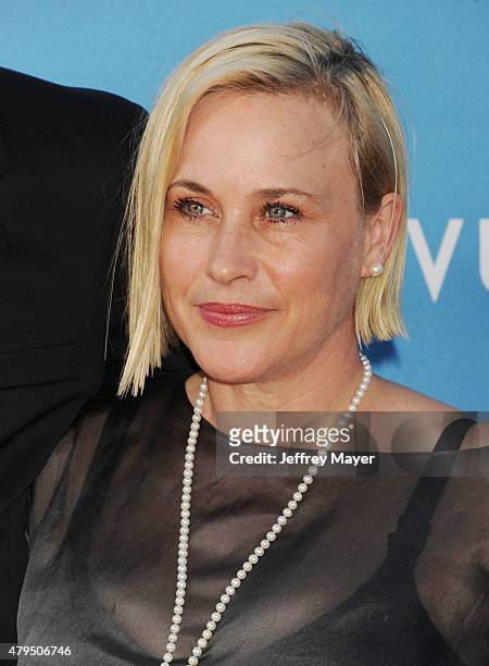 Actress Patricia Arquette arrives at the 2015 MOCA Gala presented by Louis Vuitton at The Geffen Contemporary at MOCA on May 30, 2015 in Los Angeles,...