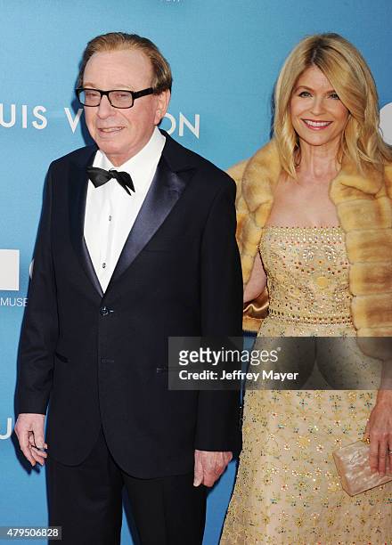 Trustee Fred Sands; Carla Sands arrives at the 2015 MOCA Gala presented by Louis Vuitton at The Geffen Contemporary at MOCA on May 30, 2015 in Los...