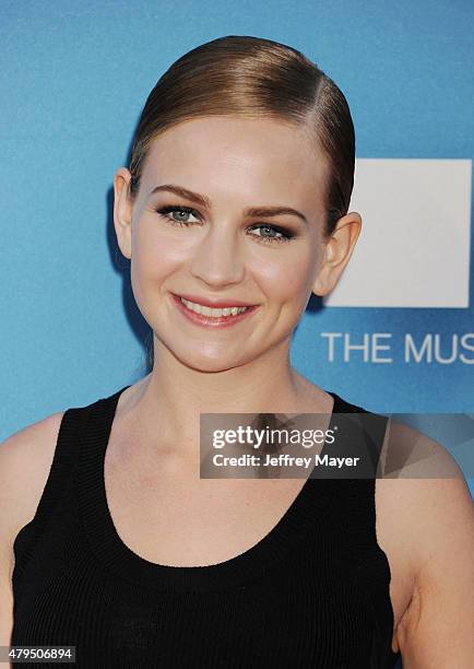 Actress Britt Robertson arrives at the 2015 MOCA Gala presented by Louis Vuitton at The Geffen Contemporary at MOCA on May 30, 2015 in Los Angeles,...