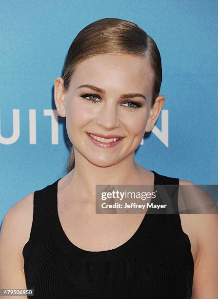 Actress Britt Robertson arrives at the 2015 MOCA Gala presented by Louis Vuitton at The Geffen Contemporary at MOCA on May 30, 2015 in Los Angeles,...