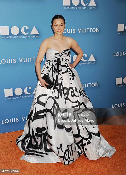 Actress China Chow arrives at the 2015 MOCA Gala presented by Louis Vuitton at The Geffen Contemporary at MOCA on May 30, 2015 in Los Angeles,...