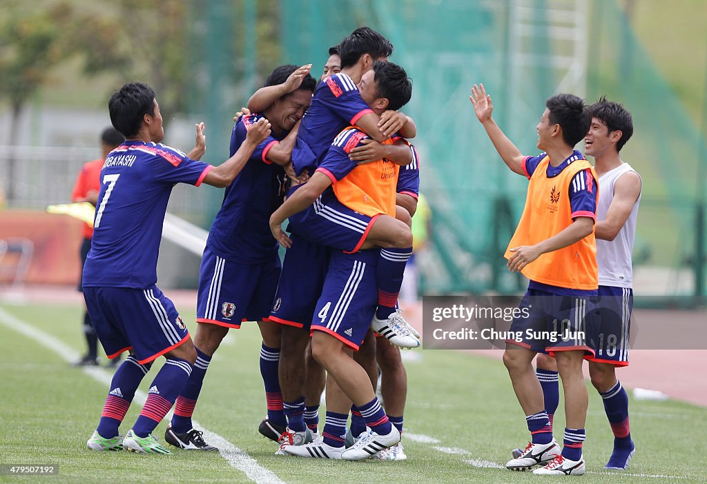 Japan v Brazil - Football - Universiade Gwangju 2015