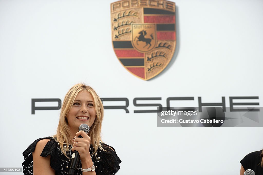 Porsche Media Night With Maria Sharapova In Miami