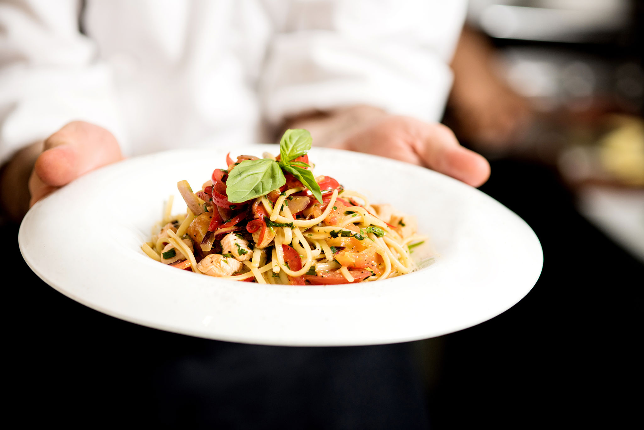 creative pasta dish