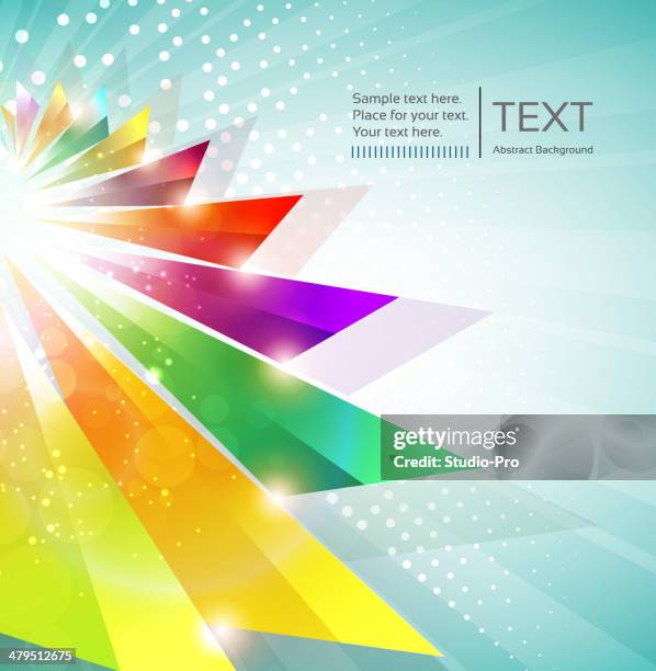 abstract colorful background - abstract twisted multicolored shape stock illustrations