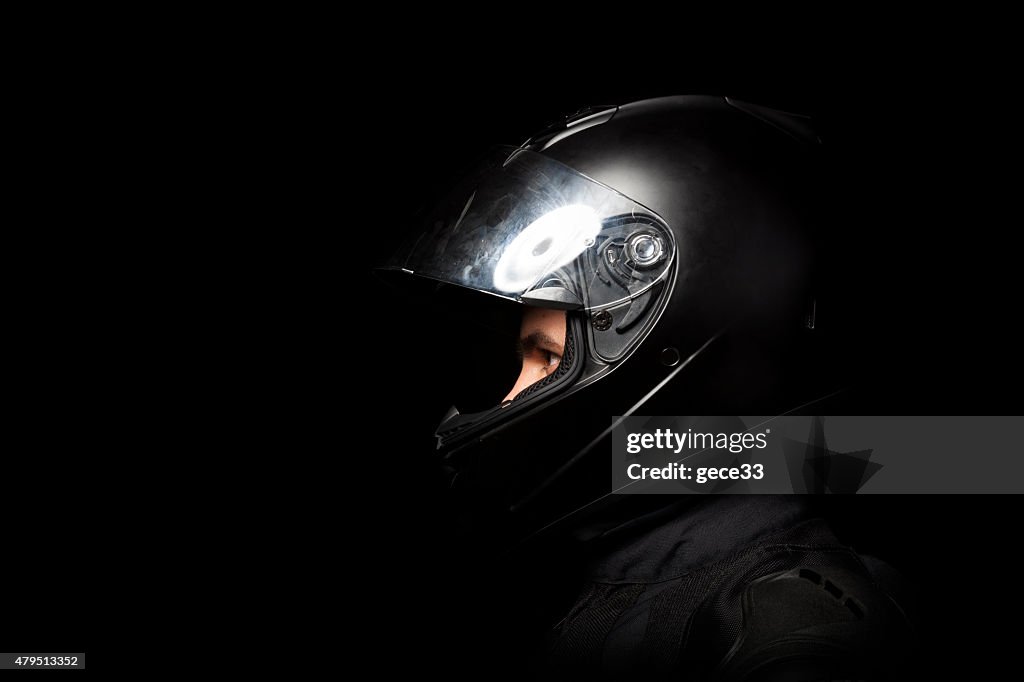Motorcyclist und Racerback