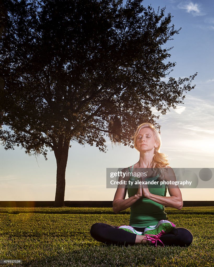 Meditating