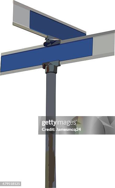 vektor-street-schild - avenue stock-grafiken, -clipart, -cartoons und -symbole