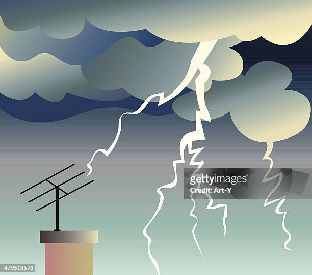 weather - thunder - slam stock illustrations