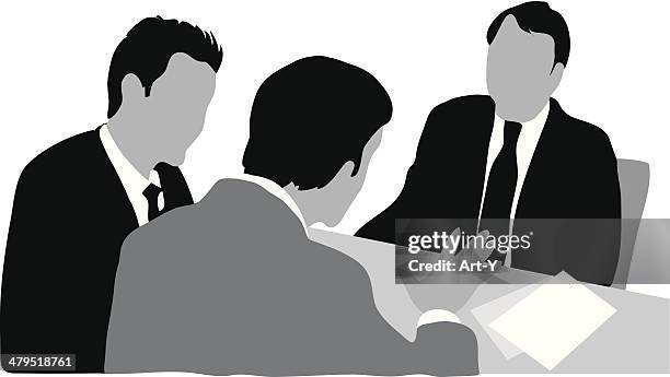 business meeting - ambassador vector stock illustrations