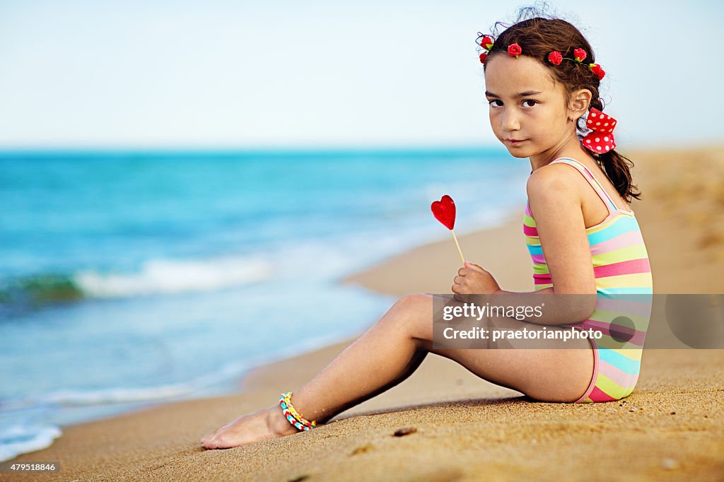 On the beach