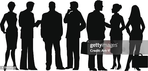 group of business people - 6 7 years stock illustrations