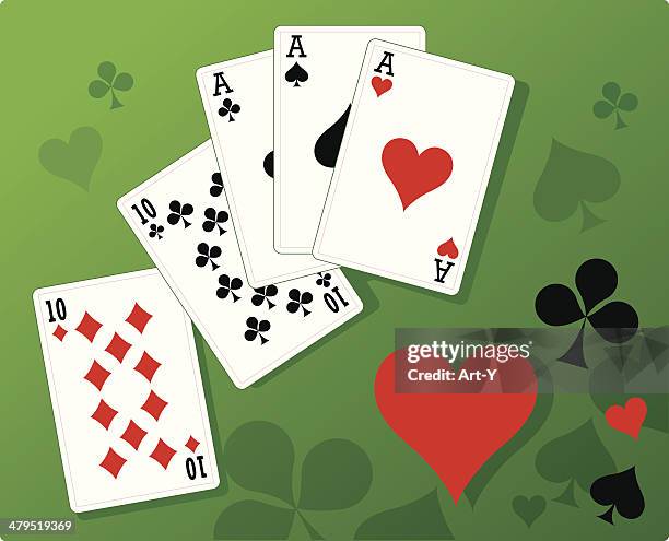 spielkarten - volles haus stock-grafiken, -clipart, -cartoons und -symbole