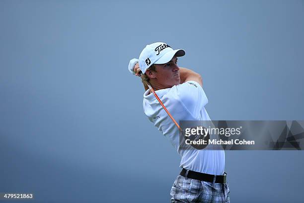 Bud Cauley hits a drive during the first round of the Puerto Rico Open presented by seepuertorico.com held at Trump International Golf Club on March...