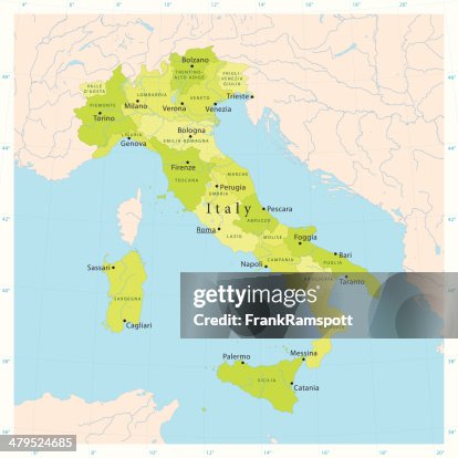 Italy Vector Map Italy Vector Map